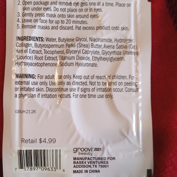 Undereye mask - Picture 2 of 2